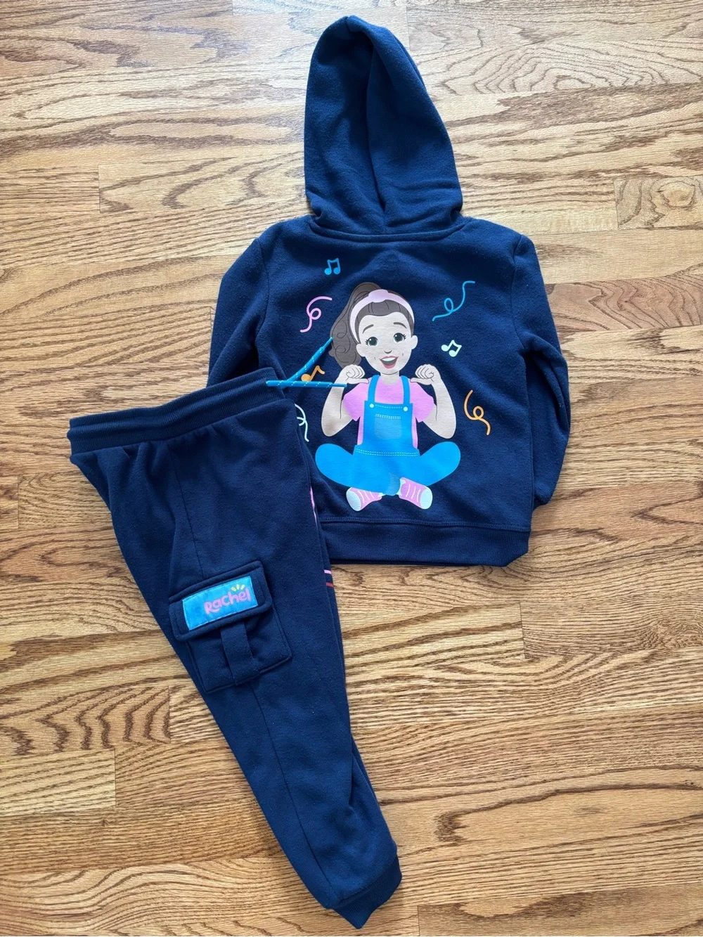Ms. Rachel navy matching